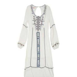Free People Desert Winds Dress in Ivory Combo Size 8  RARE